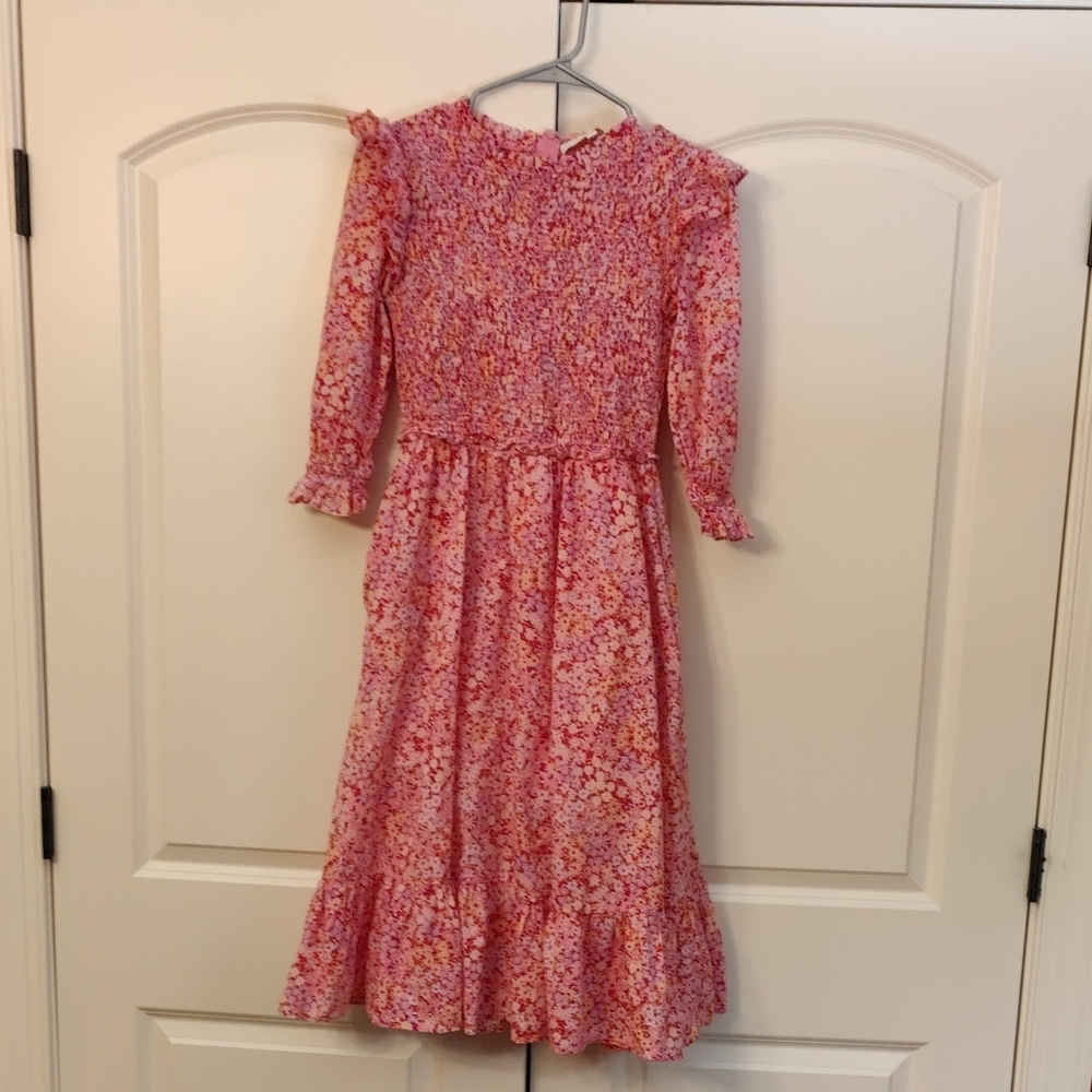 Karlie Floral Smock Maxi Dress
